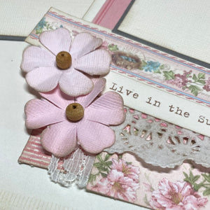 Live in the Sunshine scrapbook page kit