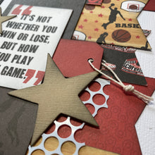 Load image into Gallery viewer, Basketball Rules Scrapbook Page Kit