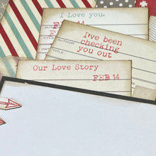 Load image into Gallery viewer, Love is All You Need scrapbook page kit