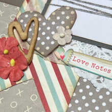 Load image into Gallery viewer, Love is All You Need scrapbook page kit