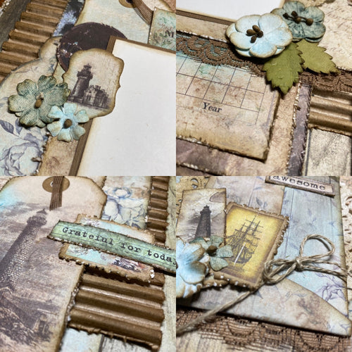 Grateful for Today scrapbook page kit