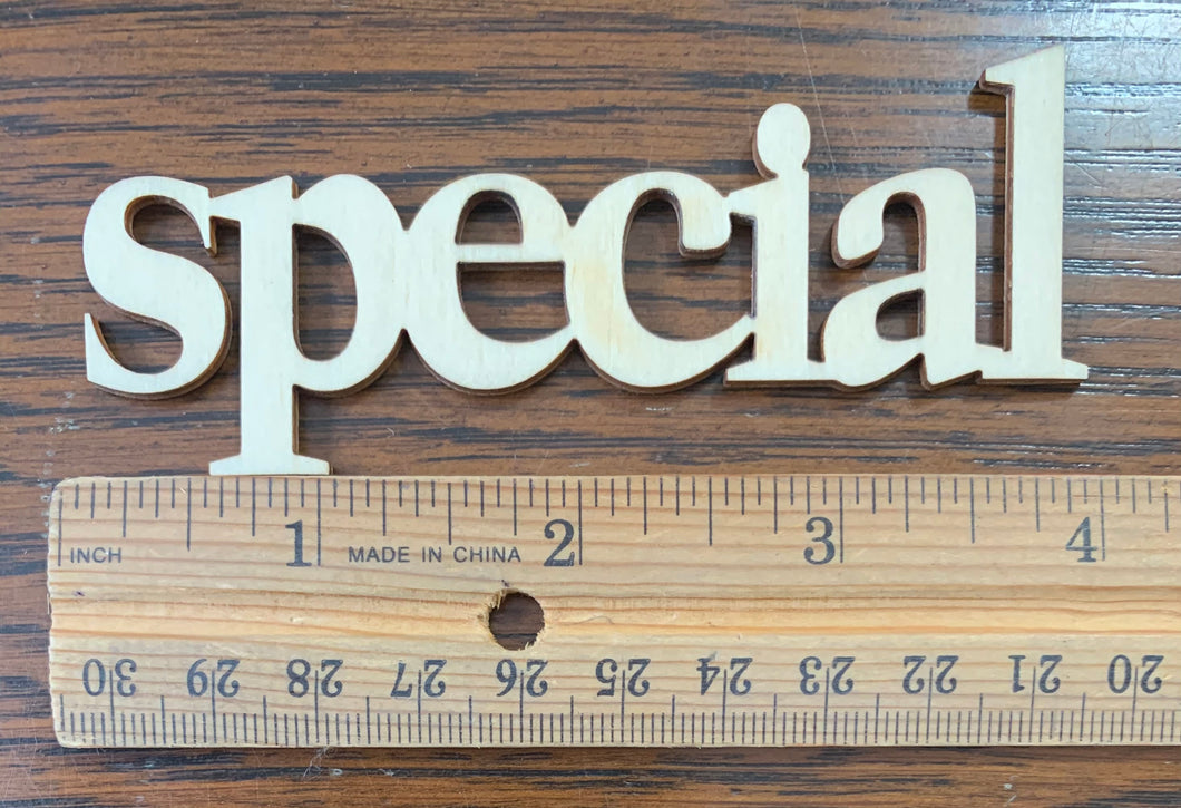 Special Wood Word