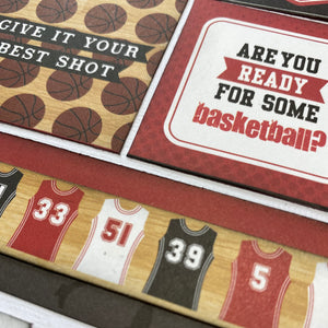 Basketball Rules Scrapbook Page Kit