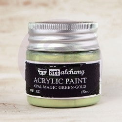 Prima Opal Green Gold Acrylic Paint