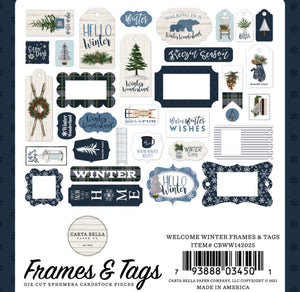 Freezin Season scrapbook page kit