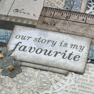 Our Story is My Favourite scrapbook page kit