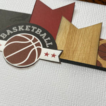 Load image into Gallery viewer, Basketball Rules Scrapbook Page Kit