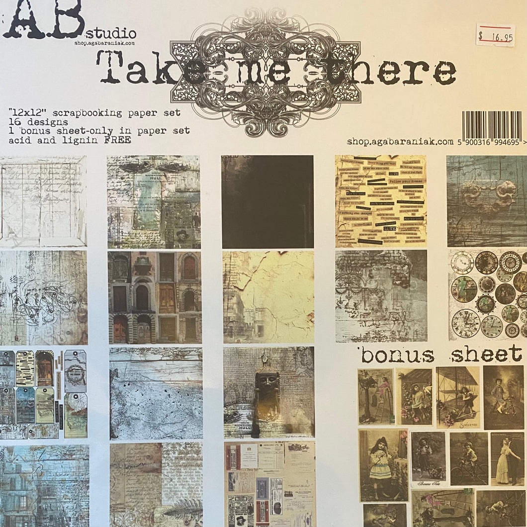 AB Studio paper pad - Take Me There