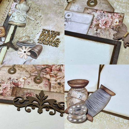 Thankful for You scrapbook page kit
