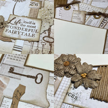 Load image into Gallery viewer, Life Itself is a Wonderful Fairytale scrapbook page kit